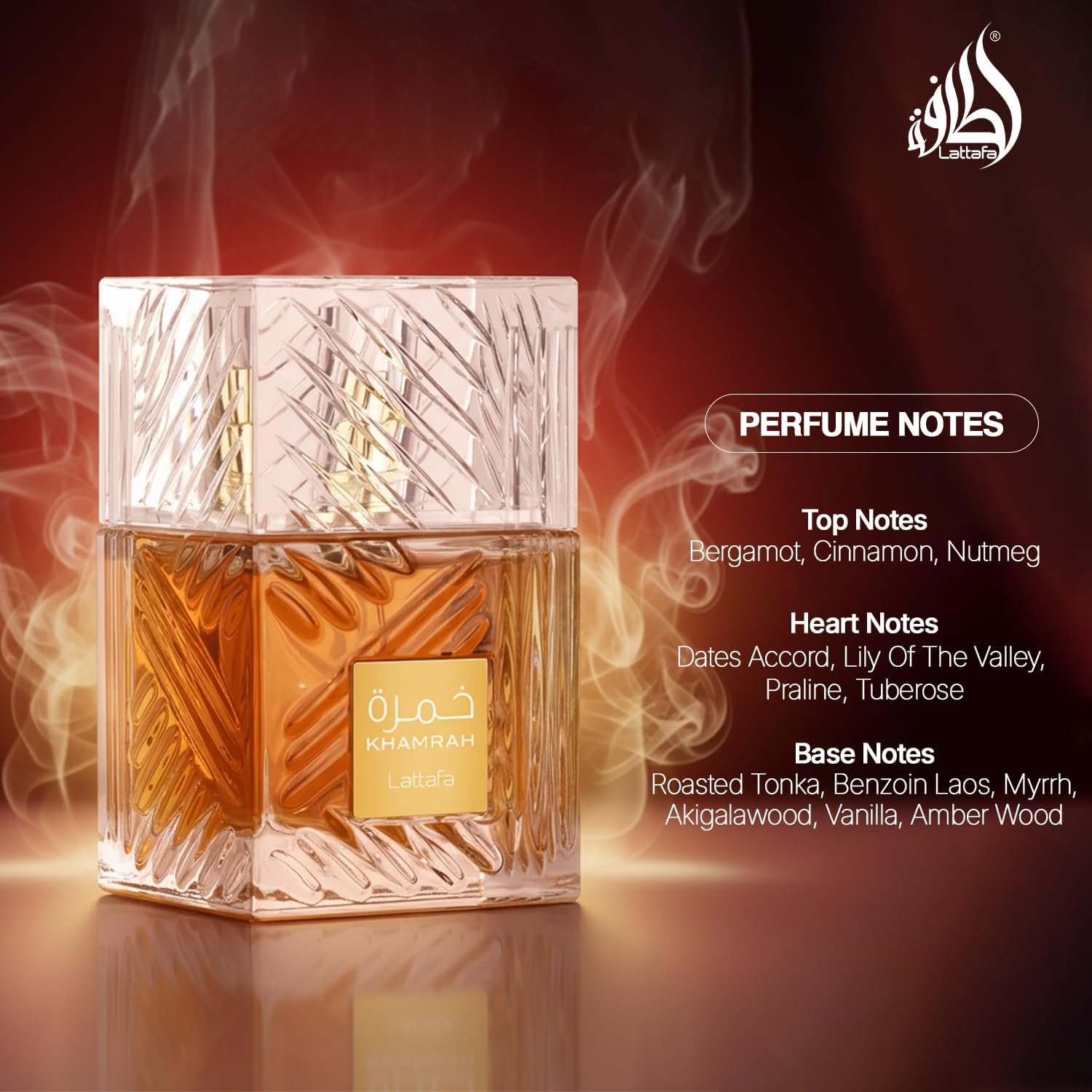 Khamrah Lattafa for Unisex Eau de Perfum