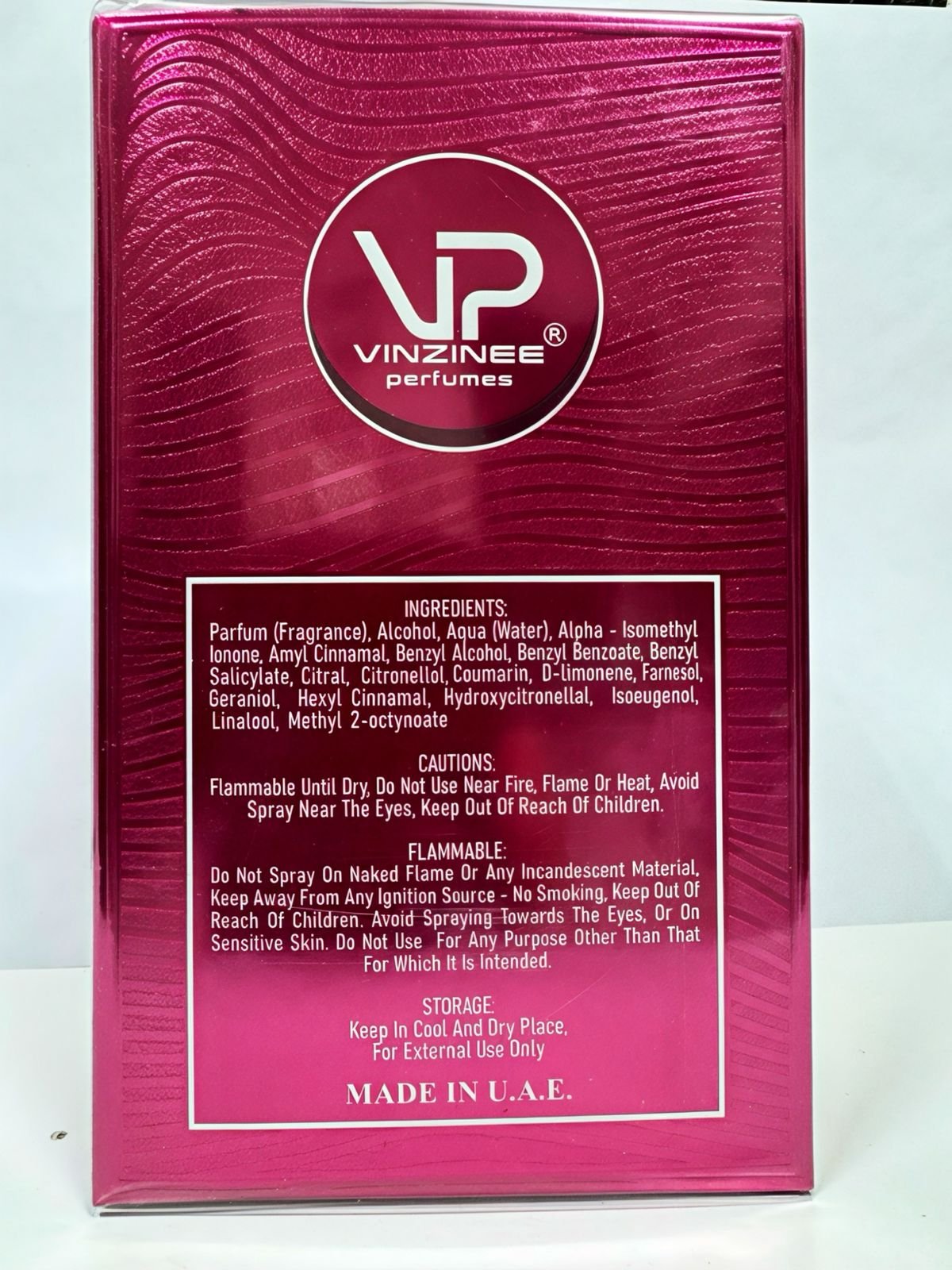 Vinzinee Attraction Pink Edition for Women